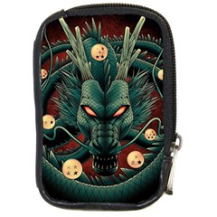 Dragon Art Compact Camera Leather Case by Cowasu