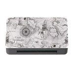 Vintage Cartography Atlas Nautical Map Memory Card Reader with CF Front