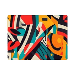 Colorful Abstract Premium Plush Fleece Blanket (mini) by Jack14