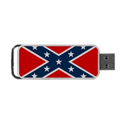 Rebel Flag  Portable Usb Flash (one Side) by Jen1cherryboot88