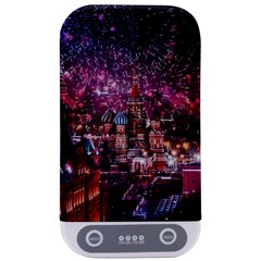 Moscow Kremlin Saint Basils Cathedral Architecture  Building Cityscape Night Fireworks Sterilizers by Cowasu