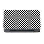 Black And White Checkerboard Background Board Checker Memory Card Reader with CF Front