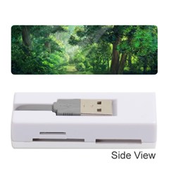 Anime Green Forest Jungle Nature Landscape Memory Card Reader (stick) by Ravend