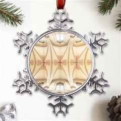 Wells Cathedral Well Cathedral Metal Large Snowflake Ornament by Celenk