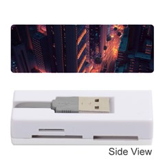 Abstract Landscape Landmark Town City Cityscape Memory Card Reader (stick) by Vaneshop