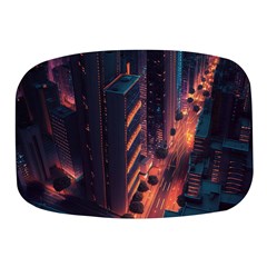 Abstract Landscape Landmark Town City Cityscape Mini Square Pill Box by Vaneshop
