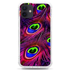 Peacock Feathers Color Plumage Iphone 12 Mini Tpu Uv Print Case	 by Celenk