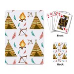 Cute-cartoon-native-american-seamless-pattern Playing Cards Single Design (Rectangle) Back