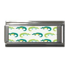Cute-cartoon-alligator-kids-seamless-pattern-with-green-nahd-drawn-crocodiles Superlink Italian Charm (9mm) by uniart180623