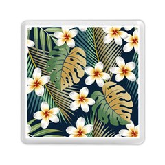 Seamless-pattern-with-tropical-strelitzia-flowers-leaves-exotic-background Memory Card Reader (square) by uniart180623