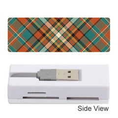 Tartan-scotland-seamless-plaid-pattern-vector-retro-background-fabric-vintage-check-color-square-geo Memory Card Reader (stick) by uniart180623