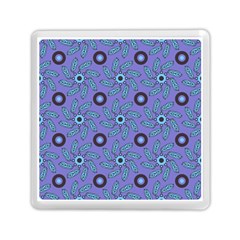 Floral-seamless-pattern Memory Card Reader (square) by uniart180623
