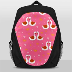 Swan-pattern-elegant-style Backpack Bag by uniart180623