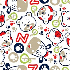 Animals-pattern Play Mat (rectangle) by uniart180623