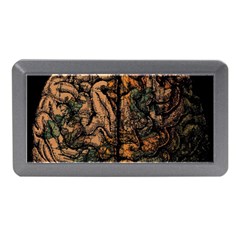 Always On My Mind Brain Map Vintage Memory Card Reader (mini) by uniart180623