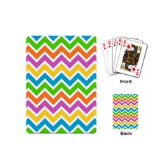 Chevron-pattern-design-texture Playing Cards Single Design (mini) by uniart180623