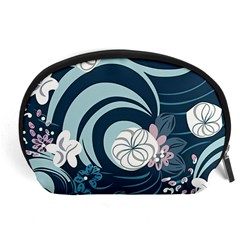 Flowers Pattern Floral Ocean Abstract Digital Art Accessory Pouch (large) by uniart180623