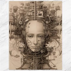 Cyborg Robot Future Drawing Poster Canvas 12  X 16  by Ravend