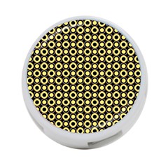  Mazipoodles Yellow Donuts Polka Dot 4-port Usb Hub (one Side) by Mazipoodles