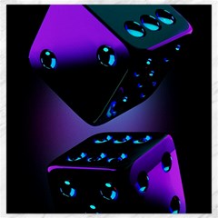 3d Ludo Game,gambling Canvas 12  X 12  by Bangk1t