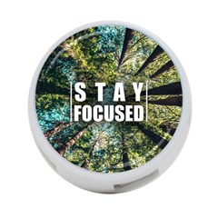 Stay Focused Focus Success Inspiration Motivational 4-port Usb Hub (one Side) by Bangk1t
