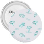 Summer Beach Seamless Pattern 3  Buttons Front