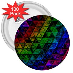 Pride Glass 3  Buttons (100 Pack)  by MRNStudios