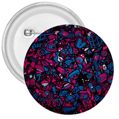 Grafitti Graffiti Abstract Artwork Digital 3  Buttons by uniart180623