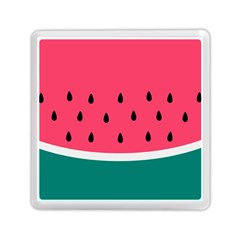 Watermelon Fruit Pattern Memory Card Reader (square) by uniart180623