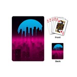 Futuristic Cityscape Playing Cards Single Design (Mini) Back