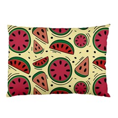 Watermelon Pattern Slices Fruit Pillow Case (two Sides) by uniart180623