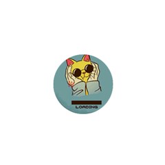 Loading Cat Cute Cuddly Animal Sweet Plush 1  Mini Magnets by uniart180623