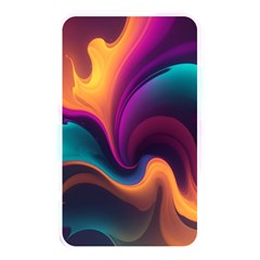 Abstract Colorful Waves Painting Memory Card Reader (rectangular) by Simbadda