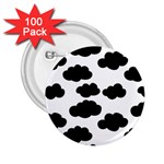 Black clouds 2.25  Buttons (100 pack)  Front