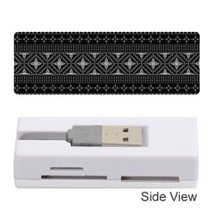 Abstract Art Artistic Backdrop Black Brush Card Memory Card Reader (stick) by Simbadda