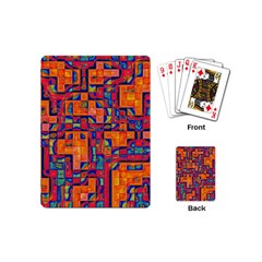 Background Graphic Beautiful Wallpaper Art Abstract Playing Cards Single Design (mini) by Simbadda