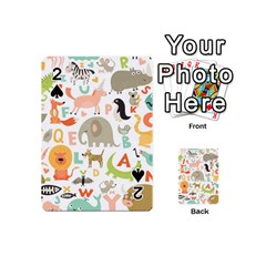 Children Alphabet Seamless Pattern Playing Cards 54 Designs (mini) by Simbadda