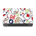 Animals Pattern Memory Card Reader with CF Front
