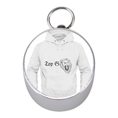 (2)dx Hoodie  Mini Silver Compasses by Alldesigners