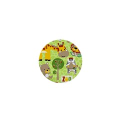 Funny Animals Cartoon 1  Mini Buttons by Simbadda