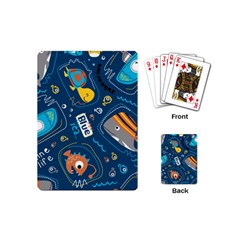 Seamless Pattern Vector Submarine With Sea Animals Cartoon Playing Cards Single Design (mini) by Simbadda