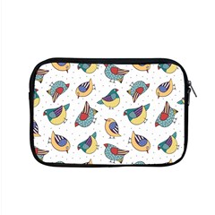 Seamless-pattern-with-hand-drawn-bird-black Apple Macbook Pro 15  Zipper Case by Simbadda