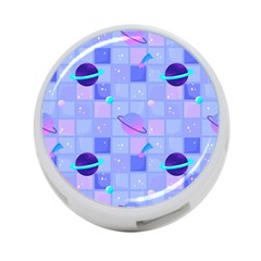 Seamless-pattern-pastel-galaxy-future 4-port Usb Hub (one Side) by Simbadda