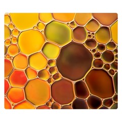 Abstract Oil Painting Two Sides Premium Plush Fleece Blanket (small) by Excel