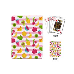 Tropical-fruits-berries-seamless-pattern Playing Cards Single Design (mini) by Simbadda