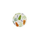 Seamless-tropical-pattern-with-papaya 1  Mini Buttons Front