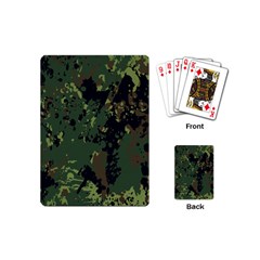 Military-background-grunge---- Playing Cards Single Design (mini) by Simbadda