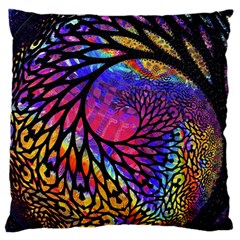 3d Fractal Mandelbulb Large Premium Plush Fleece Cushion Case (two Sides) by Proyonanggan