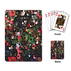Colorful Abstract Background Playing Cards Single Design (rectangle) by Proyonanggan