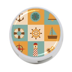 Nautical Elements Collection 4-port Usb Hub (one Side) by Bangk1t